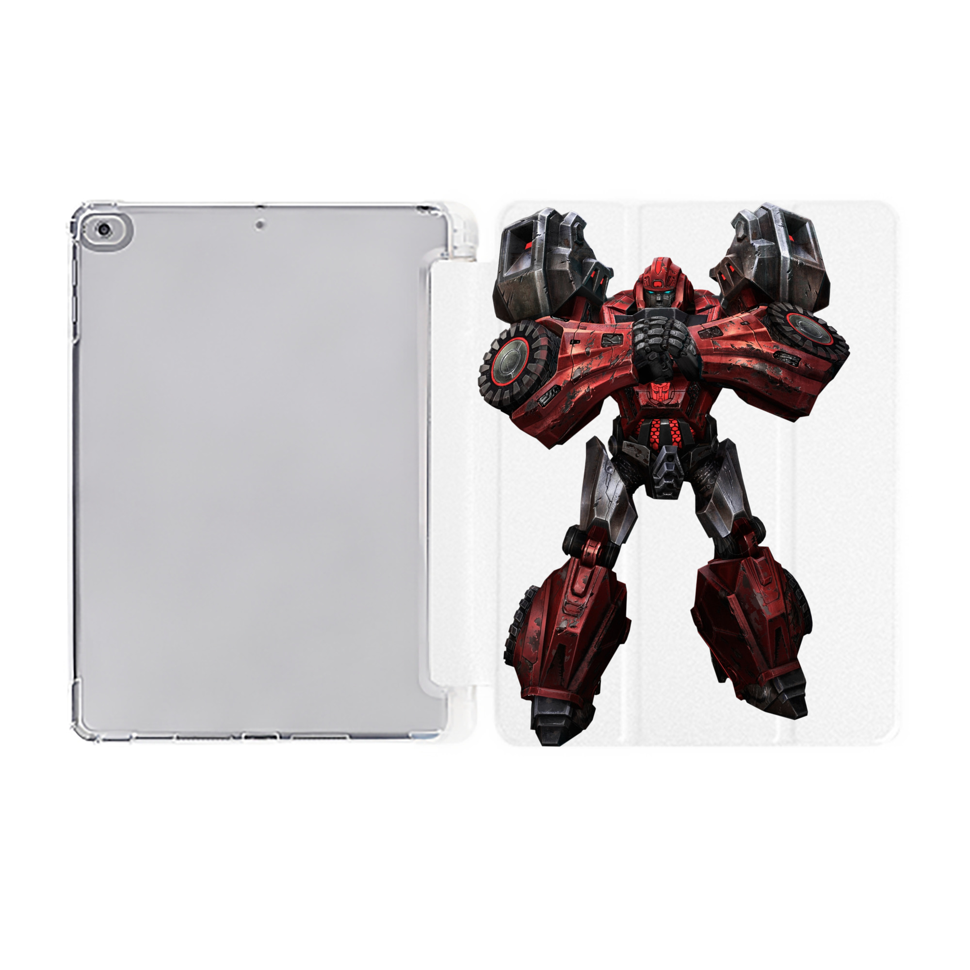 （画像用）  IPad ケース ペン収納付き 三つ折りスタンド PUレザー×シリコン 対応機種9.5/10.5/10.9インチ